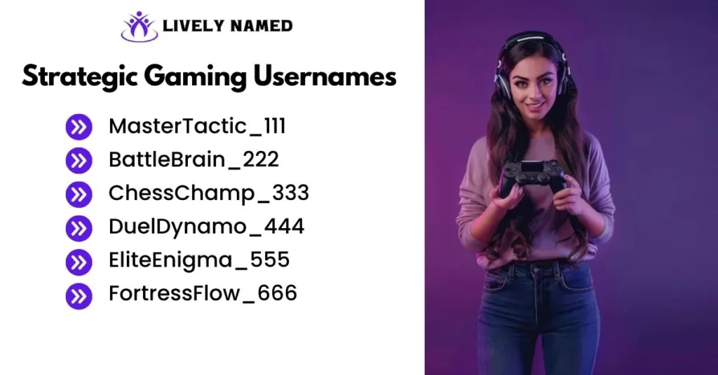 Strategic Gaming Usernames