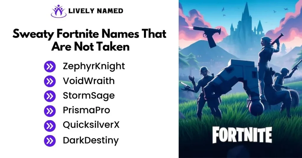 Sweaty Fortnite Names That Are Not Taken