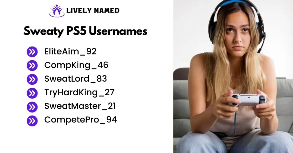 Sweaty PS5 Usernames