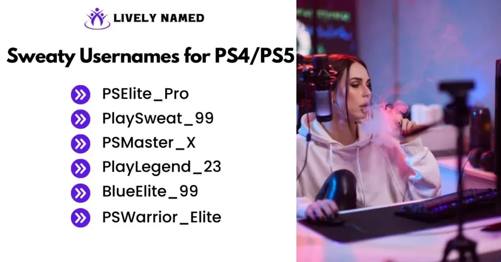 Sweaty Usernames for PS4/PS5