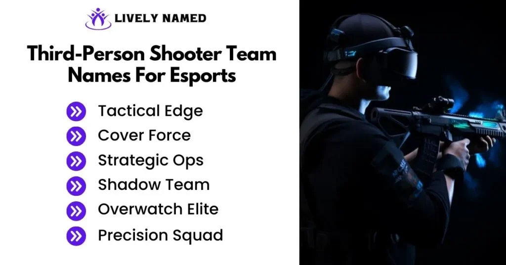 Third-Person Shooter Team Names For Esports