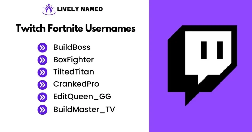 Twitch Fortnite Usernames