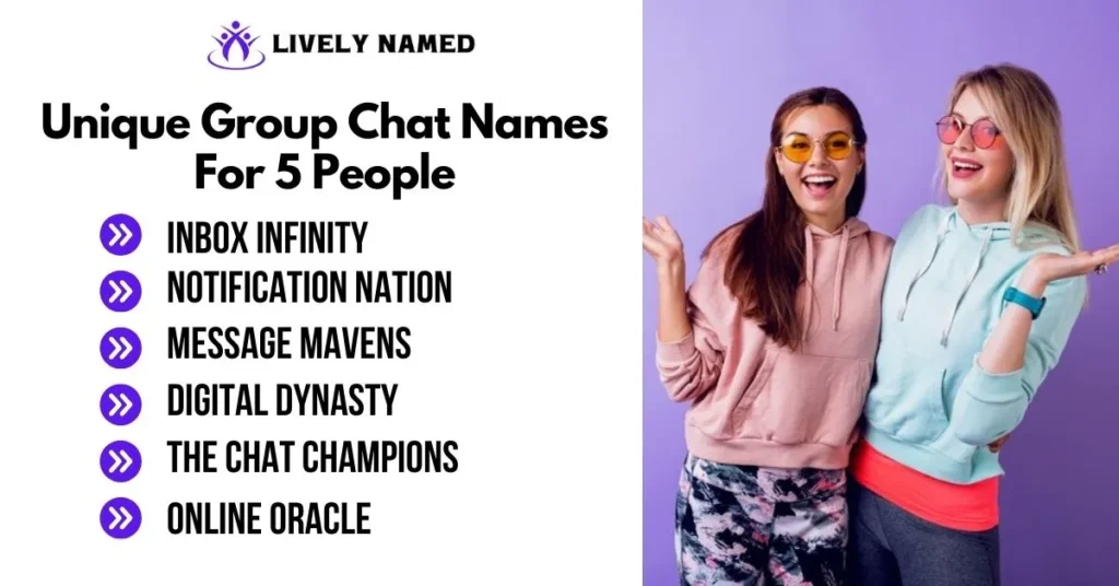 Unique Group Chat Names For 5 People