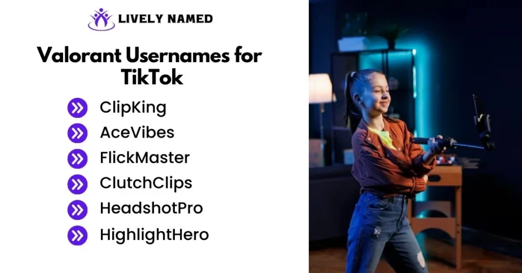 Valorant Usernames for TikTok