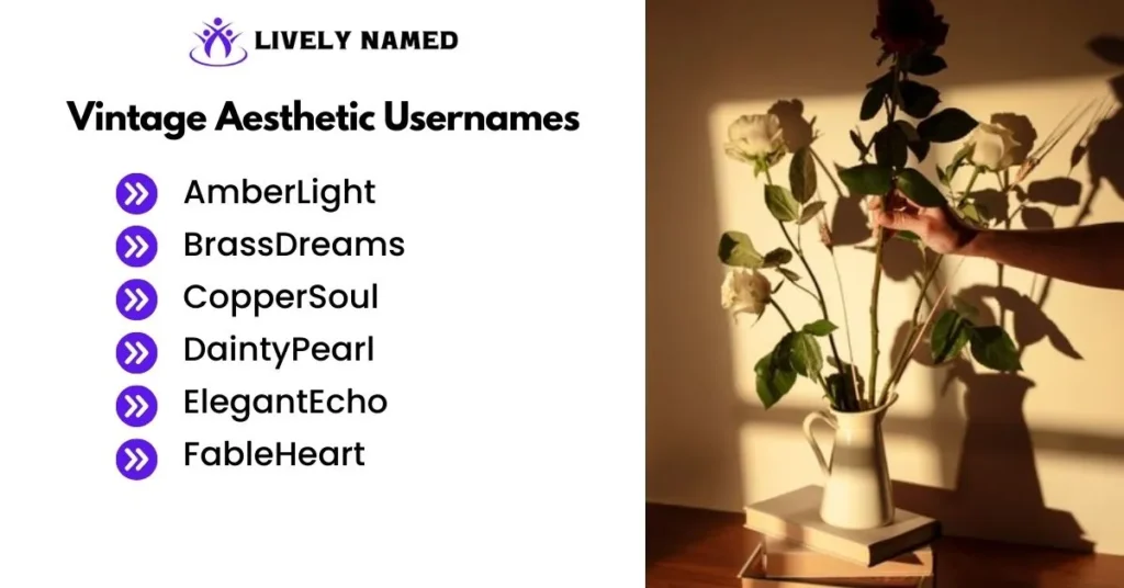 Vintage Aesthetic Usernames