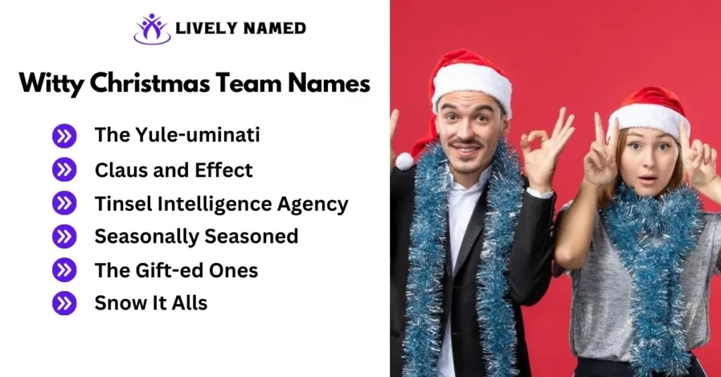 Witty Christmas Team Names