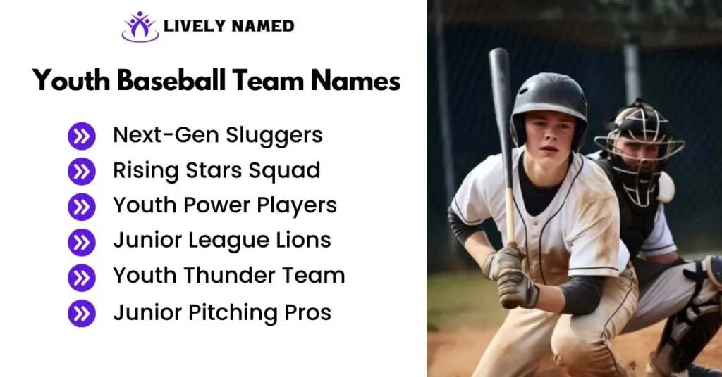 Youth Baseball Team Names