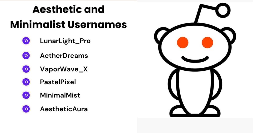 Aesthetic and Minimalist Usernames