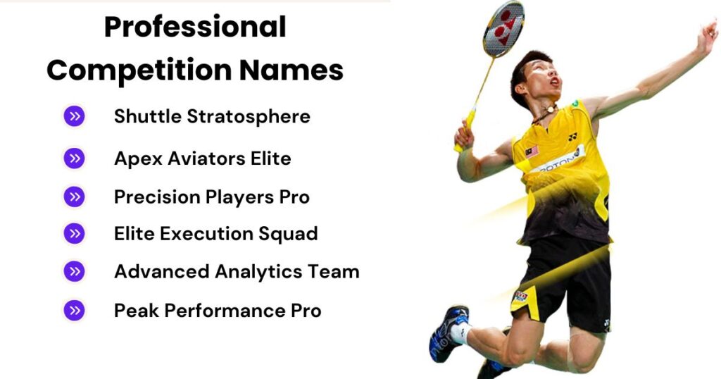 Professional Competition Names