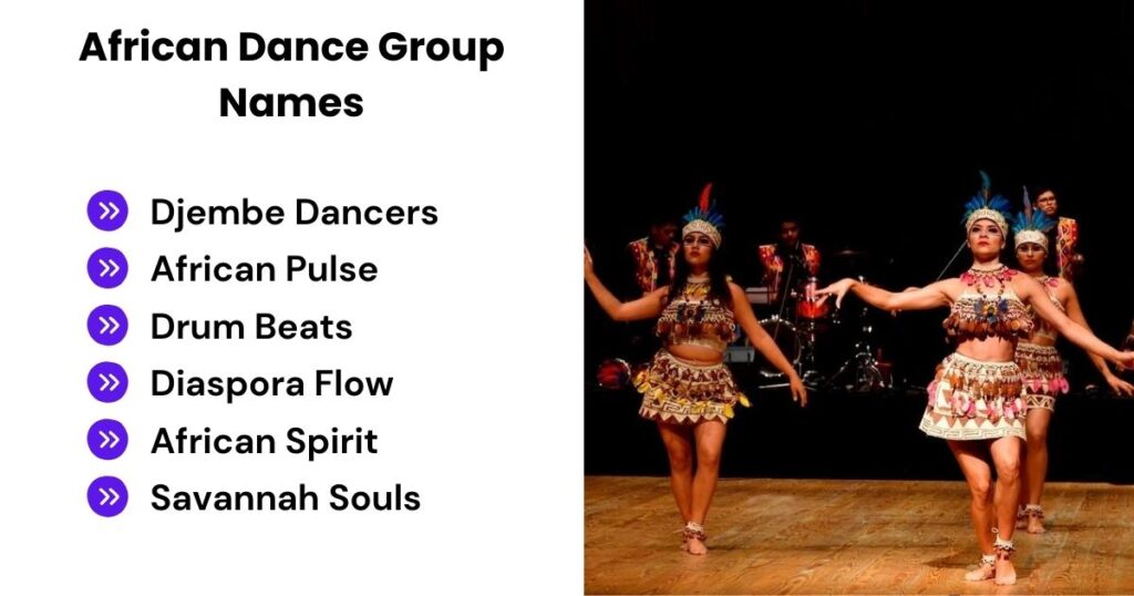African Dance Group Names
