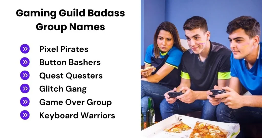 Gaming Guild Badass Group Names