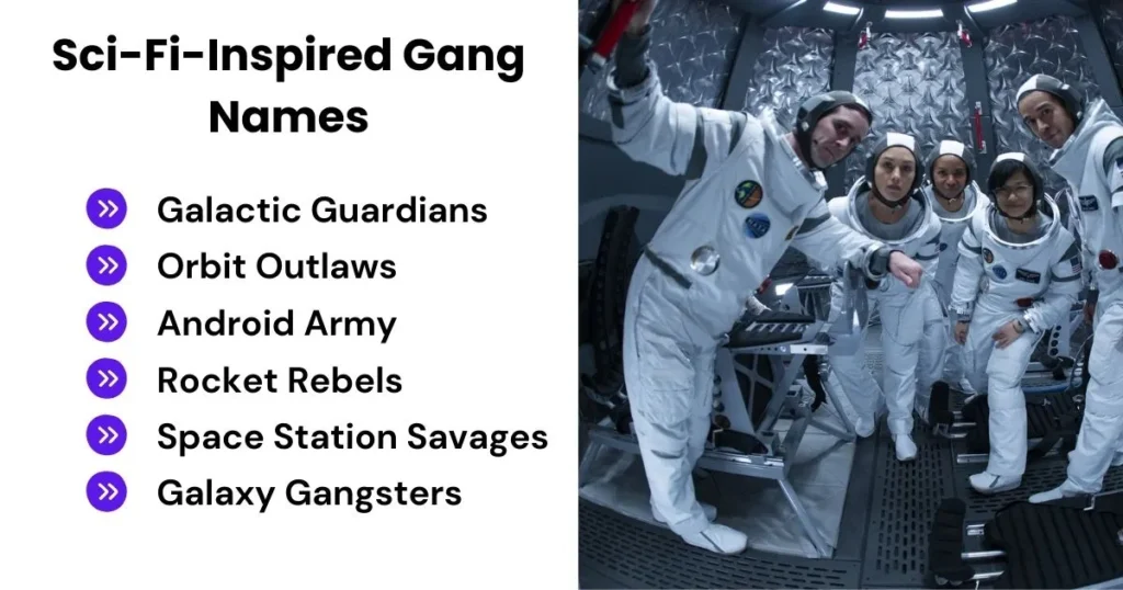 Sci-Fi-Inspired Gang Names