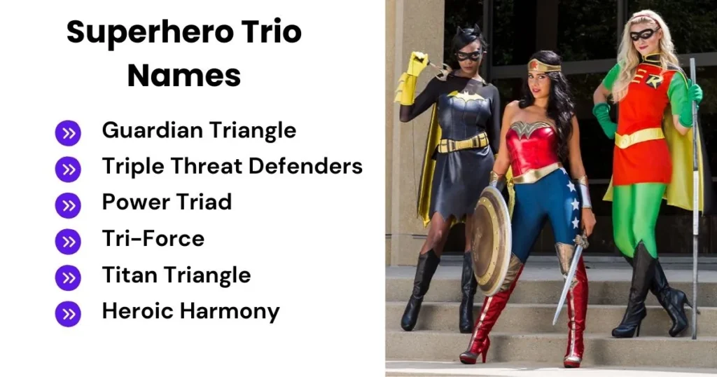 Superhero Trio Names