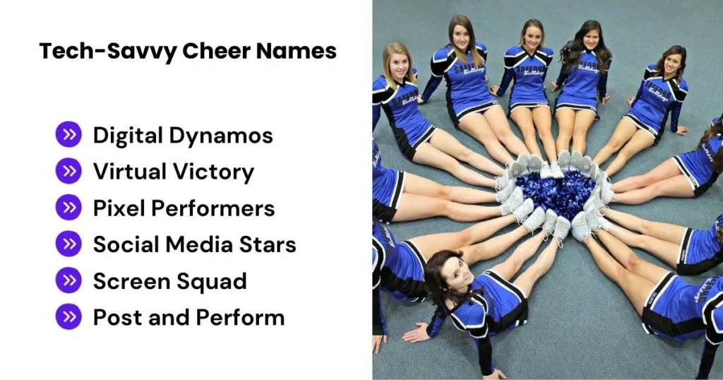 Tech-Savvy Cheer Names