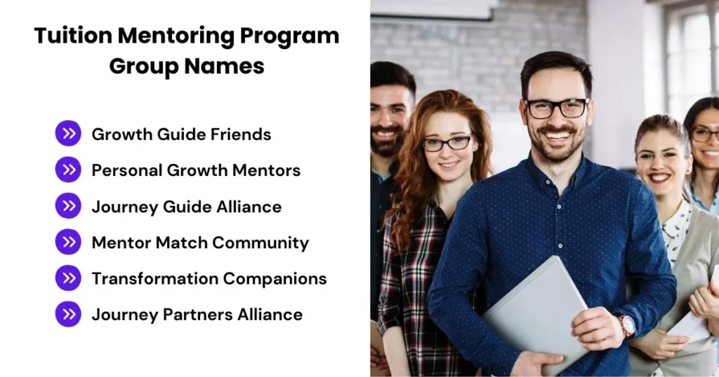 Tuition Mentoring Program Group Names