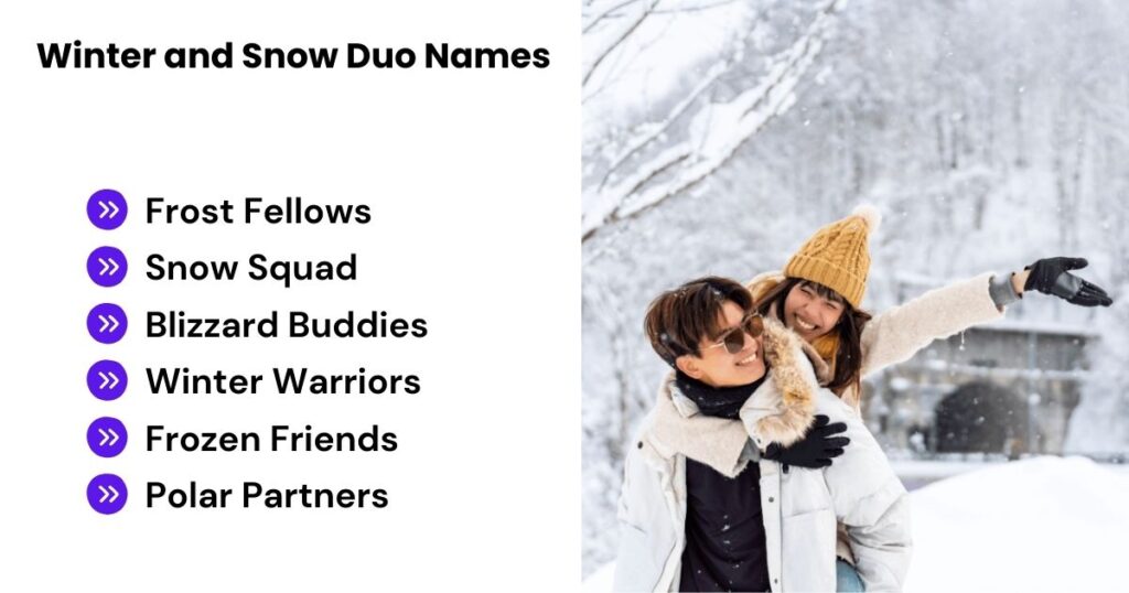 Winter and Snow Duo Names